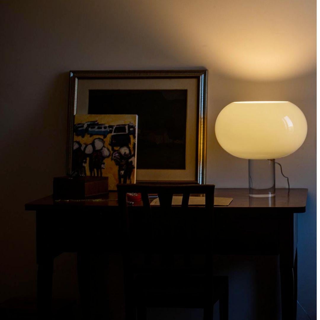 Italian Rodolfo Dordoni ‘Buds 2’ Handblown Glass Table Lamp in Grey for Foscarini For Sale