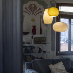 Rodolfo Dordoni ‘Buds 3’ Handblown Glass Led Pendant Lamp in Green for Foscarini