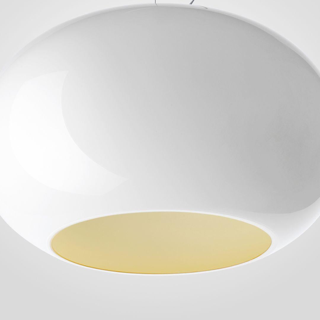 Molded Rodolfo Dordoni ‘Buds 3’ Handblown Glass Led Pendant Lamp in White for Foscarini For Sale