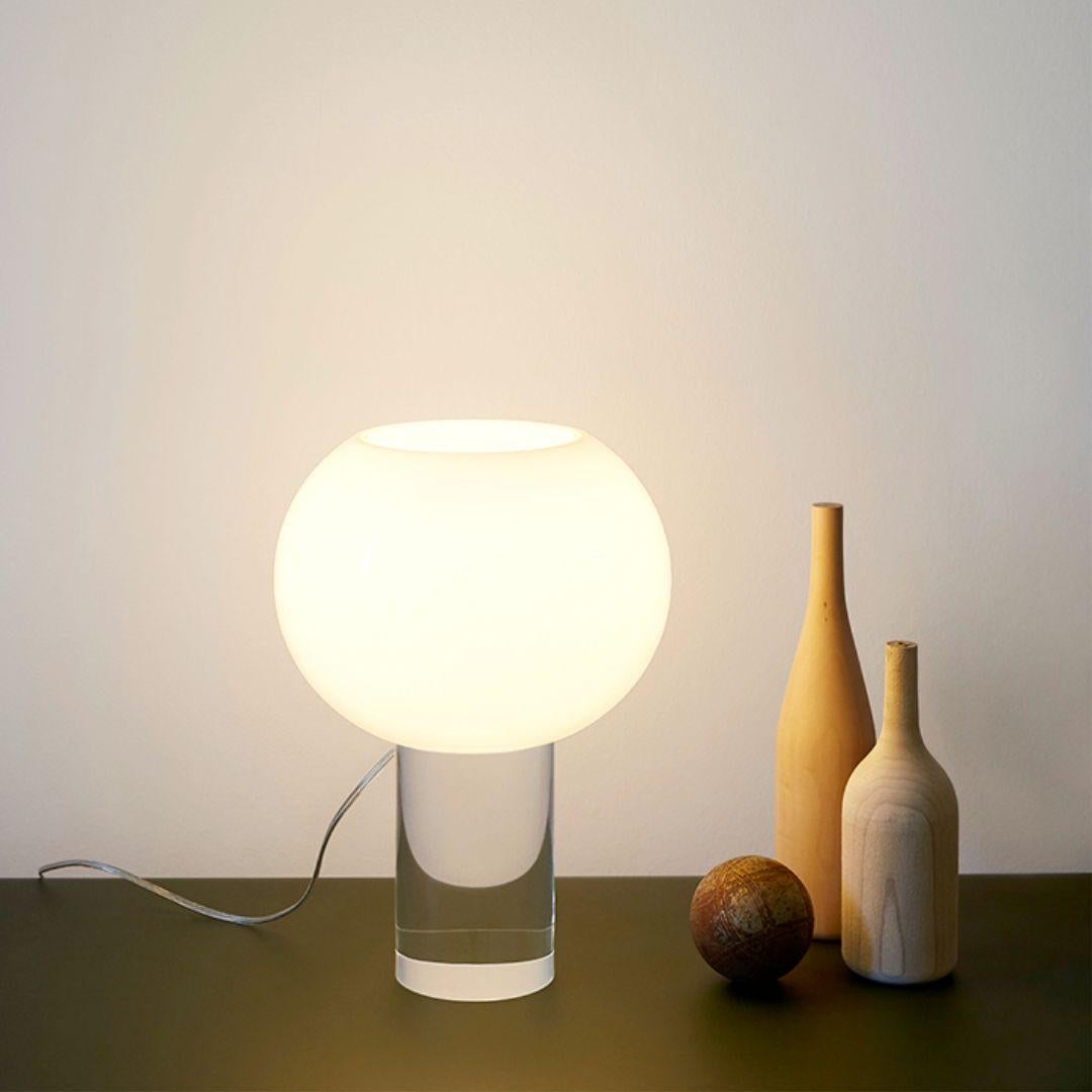 Polished Rodolfo Dordoni ‘Buds 3’ Handblown Glass Table Lamp in Green for Foscarini For Sale