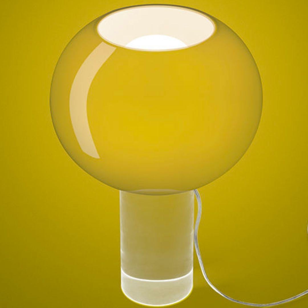 Rodolfo Dordoni ‘Buds 3’ Hand Blown Glass Table Lamp in White for Foscarini In New Condition For Sale In Glendale, CA