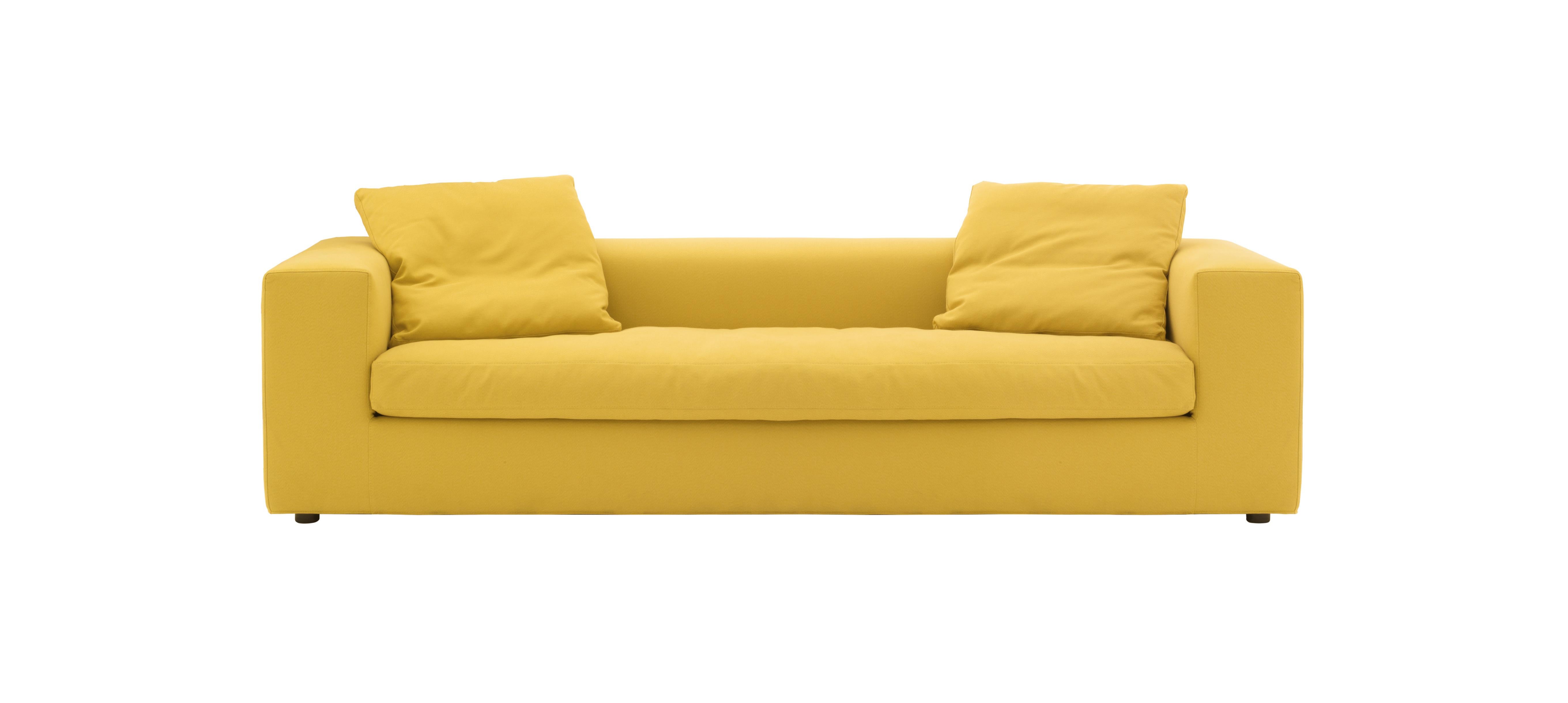 Modern Rodolfo Dordoni Cuba 25 Two-Seat Sofa-Bed in Fabric or Leather for Cappellini For Sale