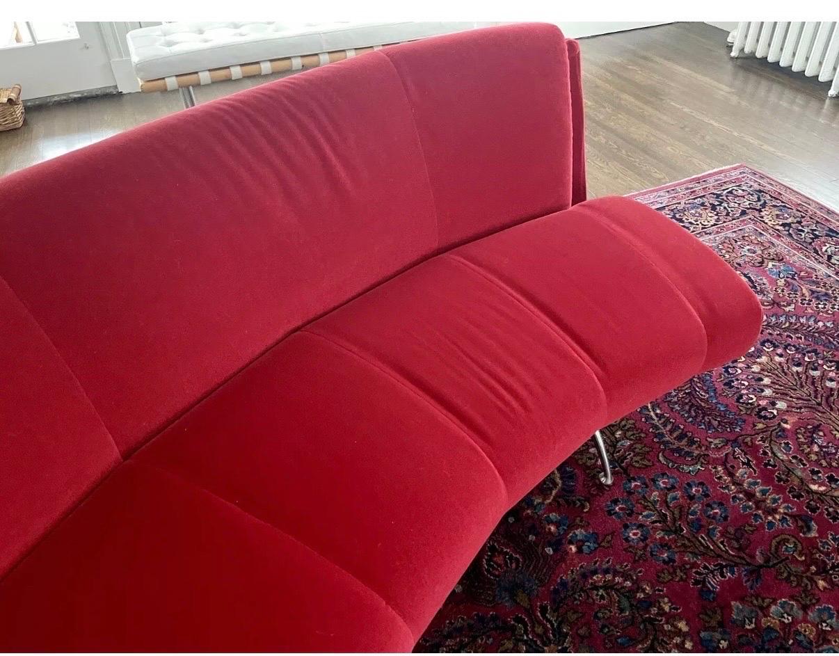 Système de canapés sectionnels modulaires deux pièces conçus par Rodolfo Dordoni pour Moroso, Italie en vente 3