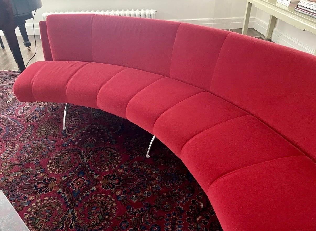 Mid-Century Modern Système de canapés sectionnels modulaires deux pièces conçus par Rodolfo Dordoni pour Moroso, Italie en vente