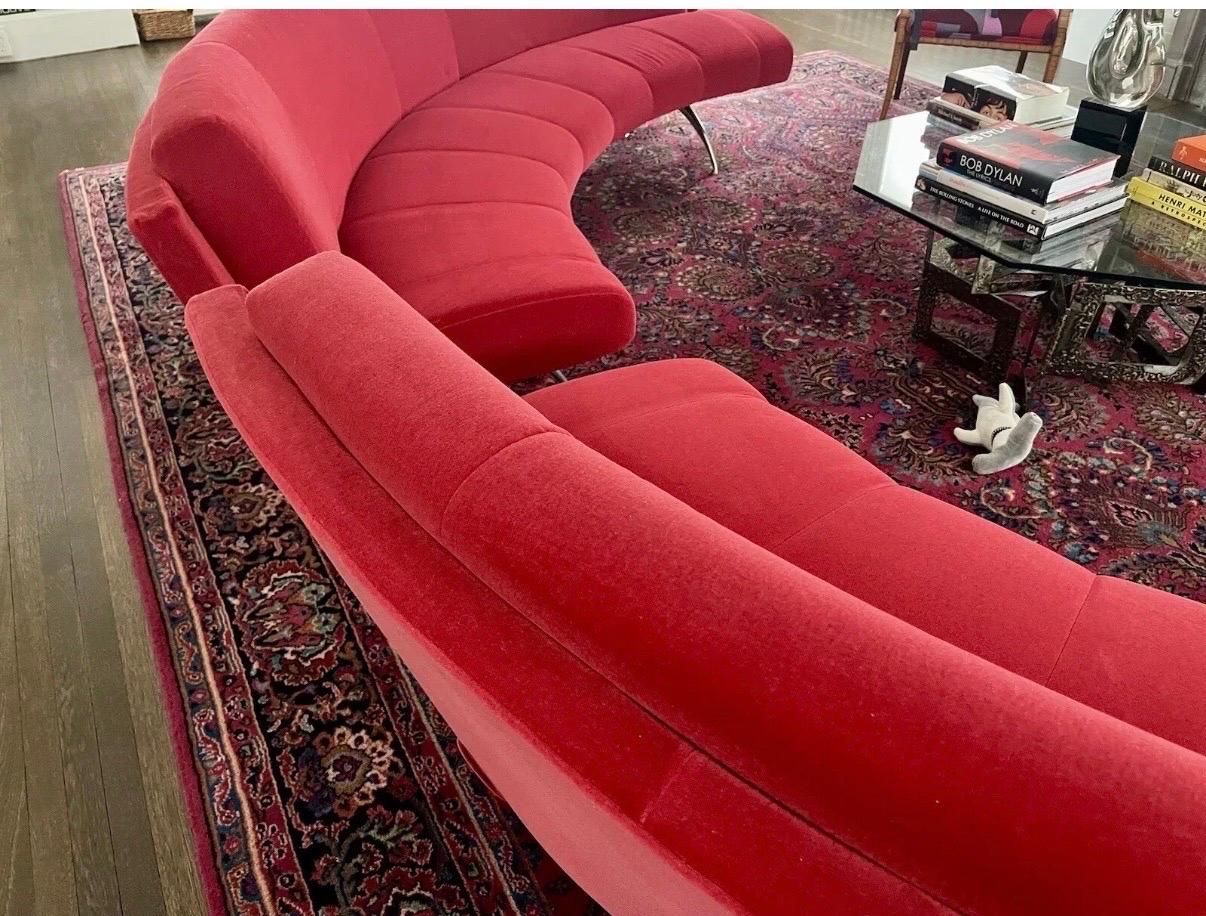 20ième siècle Système de canapés sectionnels modulaires deux pièces conçus par Rodolfo Dordoni pour Moroso, Italie en vente