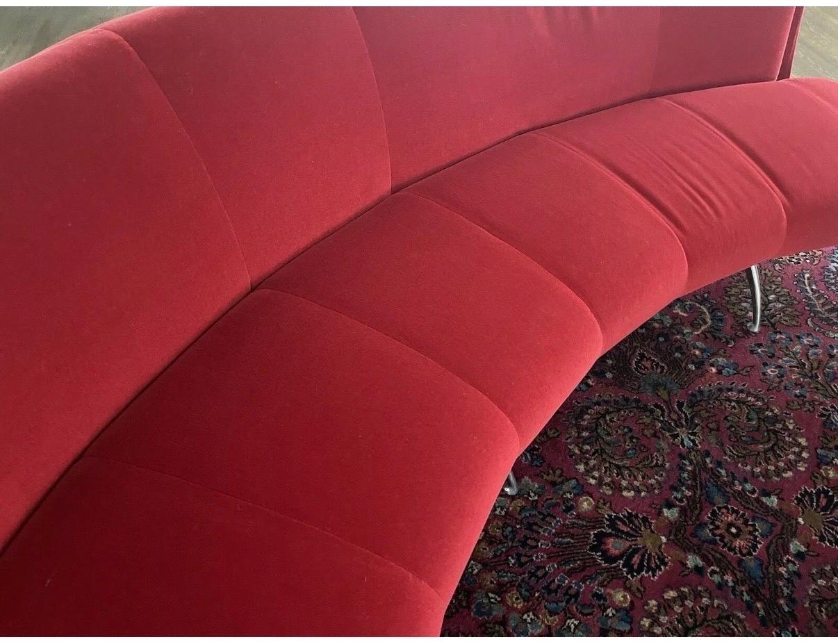 Acier Système de canapés sectionnels modulaires deux pièces conçus par Rodolfo Dordoni pour Moroso, Italie en vente