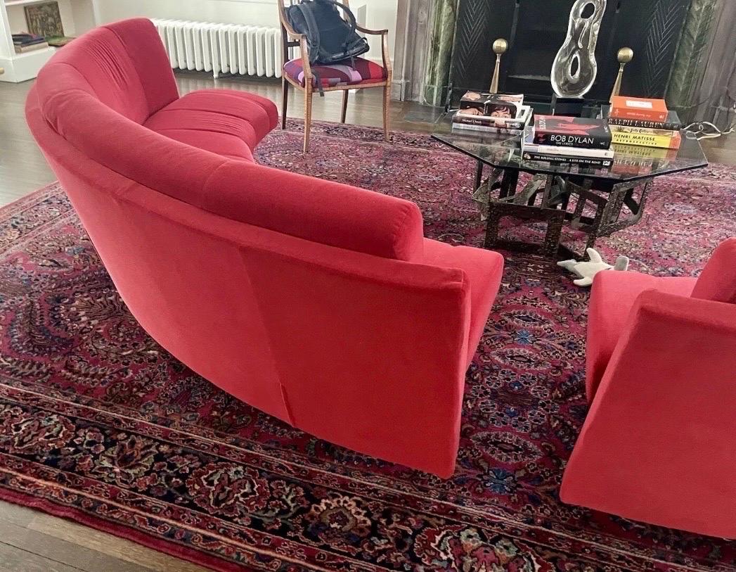 Système de canapés sectionnels modulaires deux pièces conçus par Rodolfo Dordoni pour Moroso, Italie en vente 2