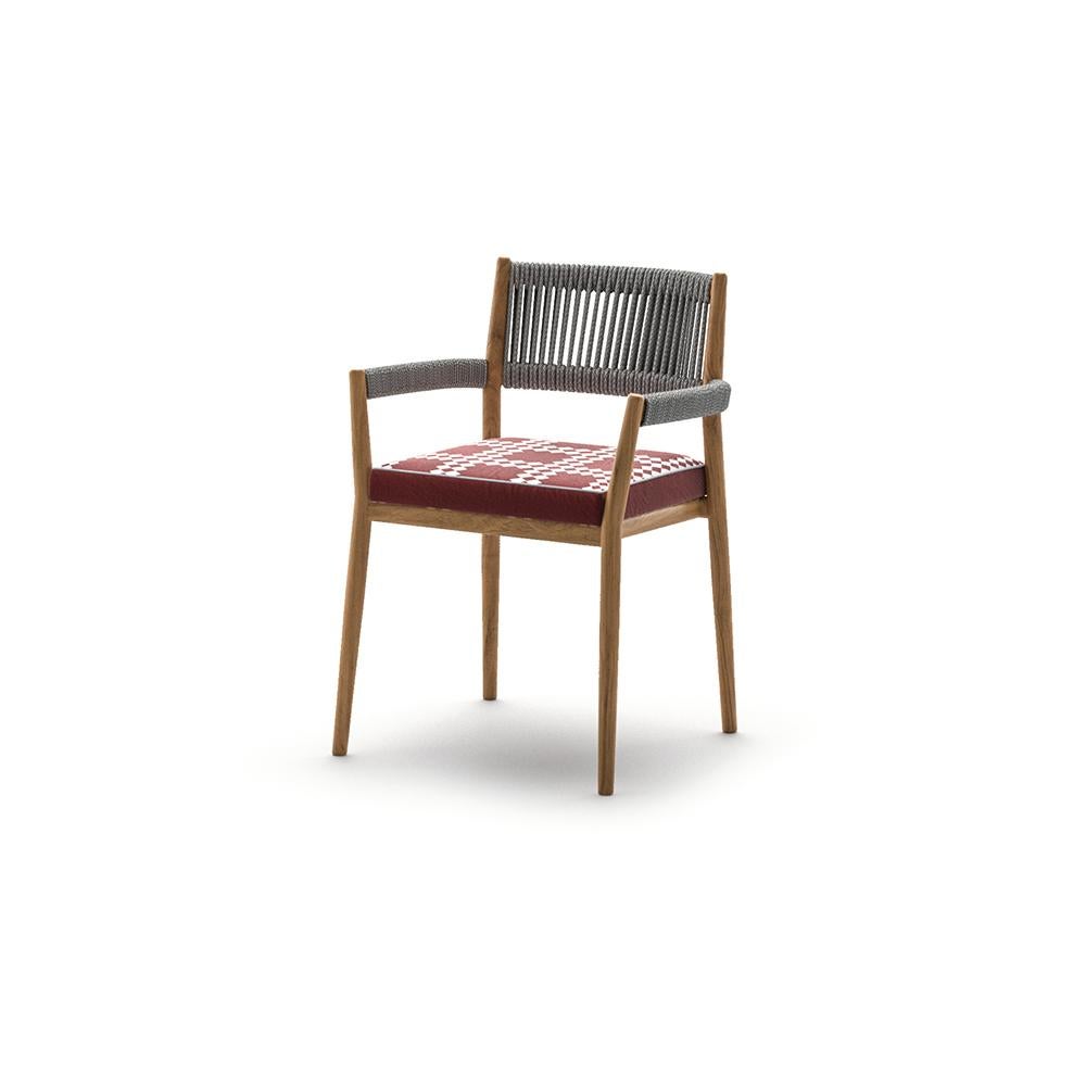 Outdoor chair designed by Rodolfo Dordoni in 2020. Manufactured by Cassina in Italy.

The Dine Out collection of furniture is designed to add a touch of sophisticated style to the outdoor dining area, maximising its comfort and conviviality. The