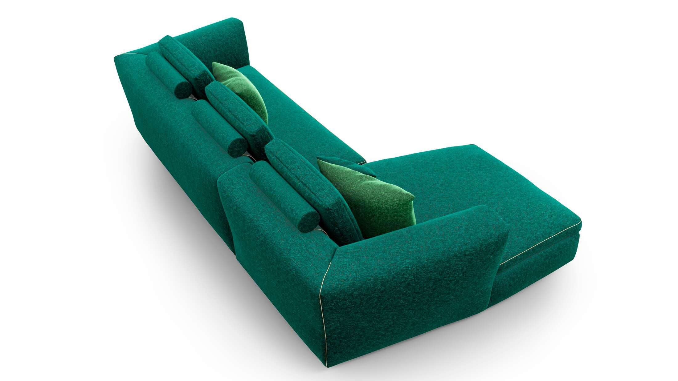 Contemporary Rodolfo Dordoni 'Dress Up!' Sofa for Cassina, Italy, new For Sale