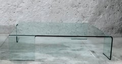 Rodolfo Dordoni for FIAM "Neutra" Glass Coffee Table, Italy 1990s