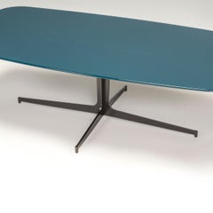 Mesa baja Rodolfo Dordoni para Minotti Clyfford Azul Brillante
