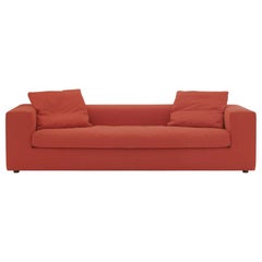 Rodolfo Dordoni Large Cuba 25 Sofa Upholstered in Red Hero for Cappellini