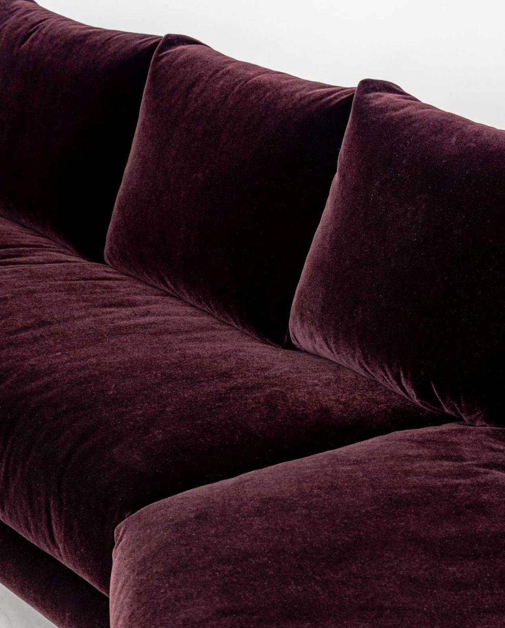 Mohair Divano componibile imbottito in mohair Rodolfo Dordoni in vendita