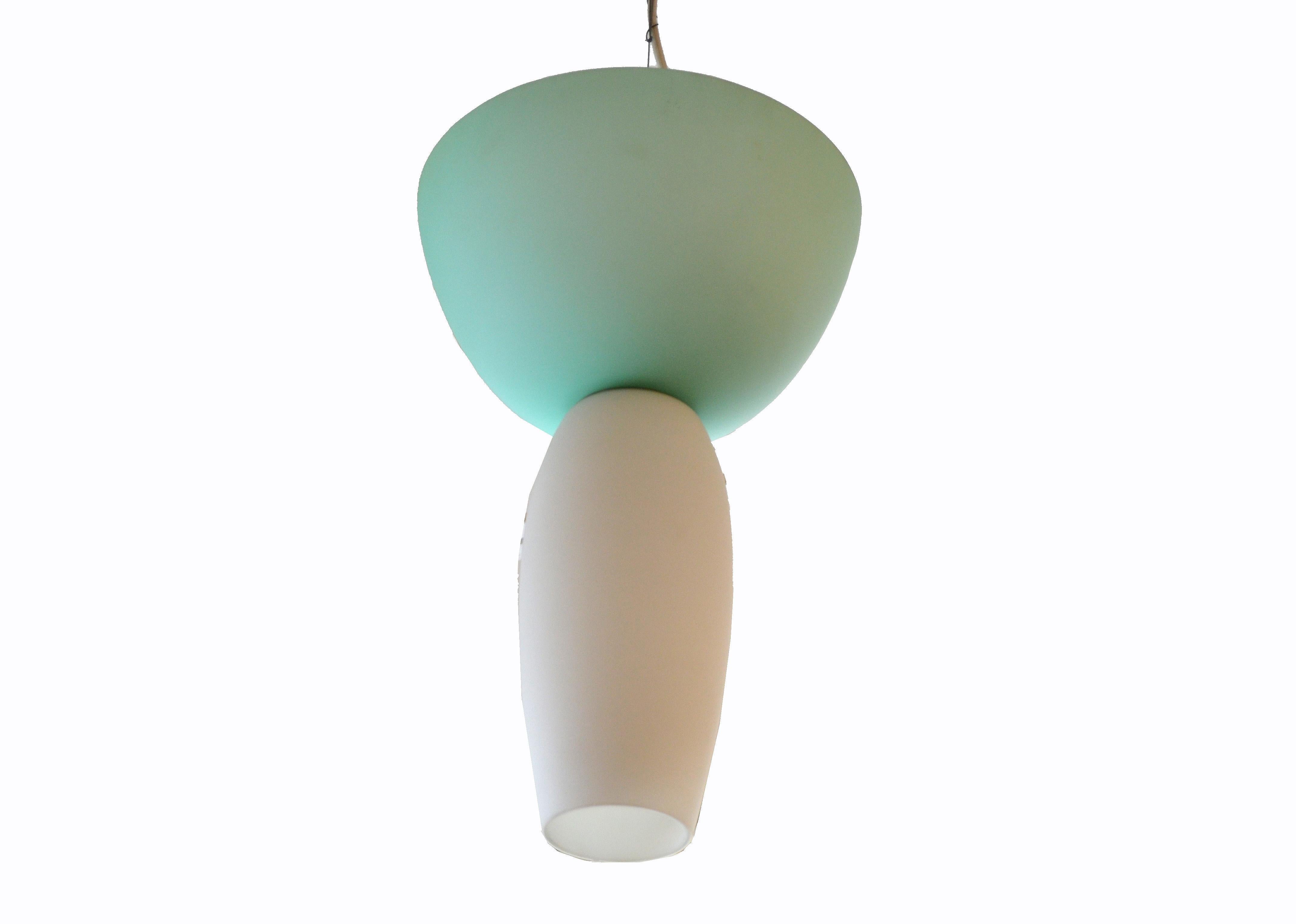 Italian Rodolfo Dordoni Musa Murano Pendant Light for Artemide Italy Mid-Century Modern For Sale