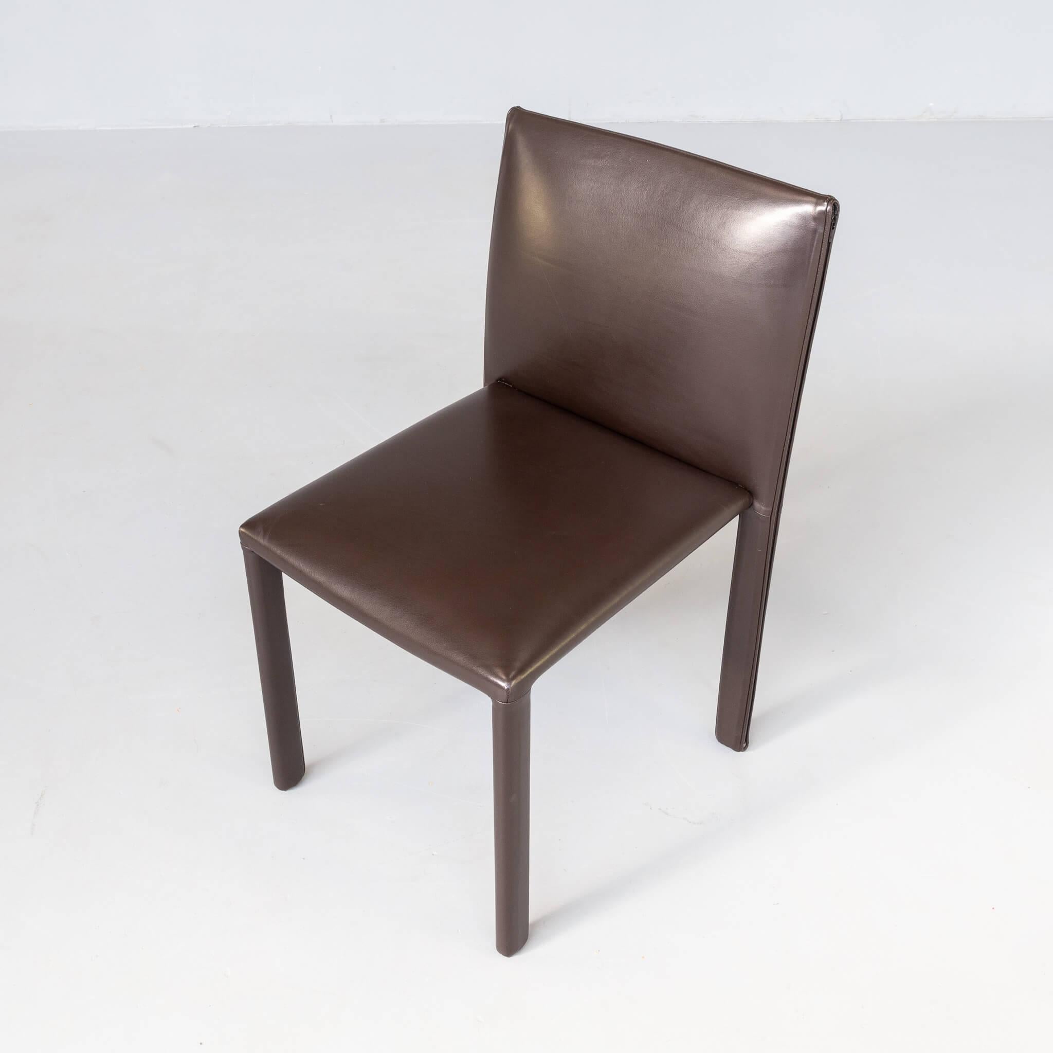 Rodolfo Dordoni ‘roma’ dining chair for Minotti set/8 3