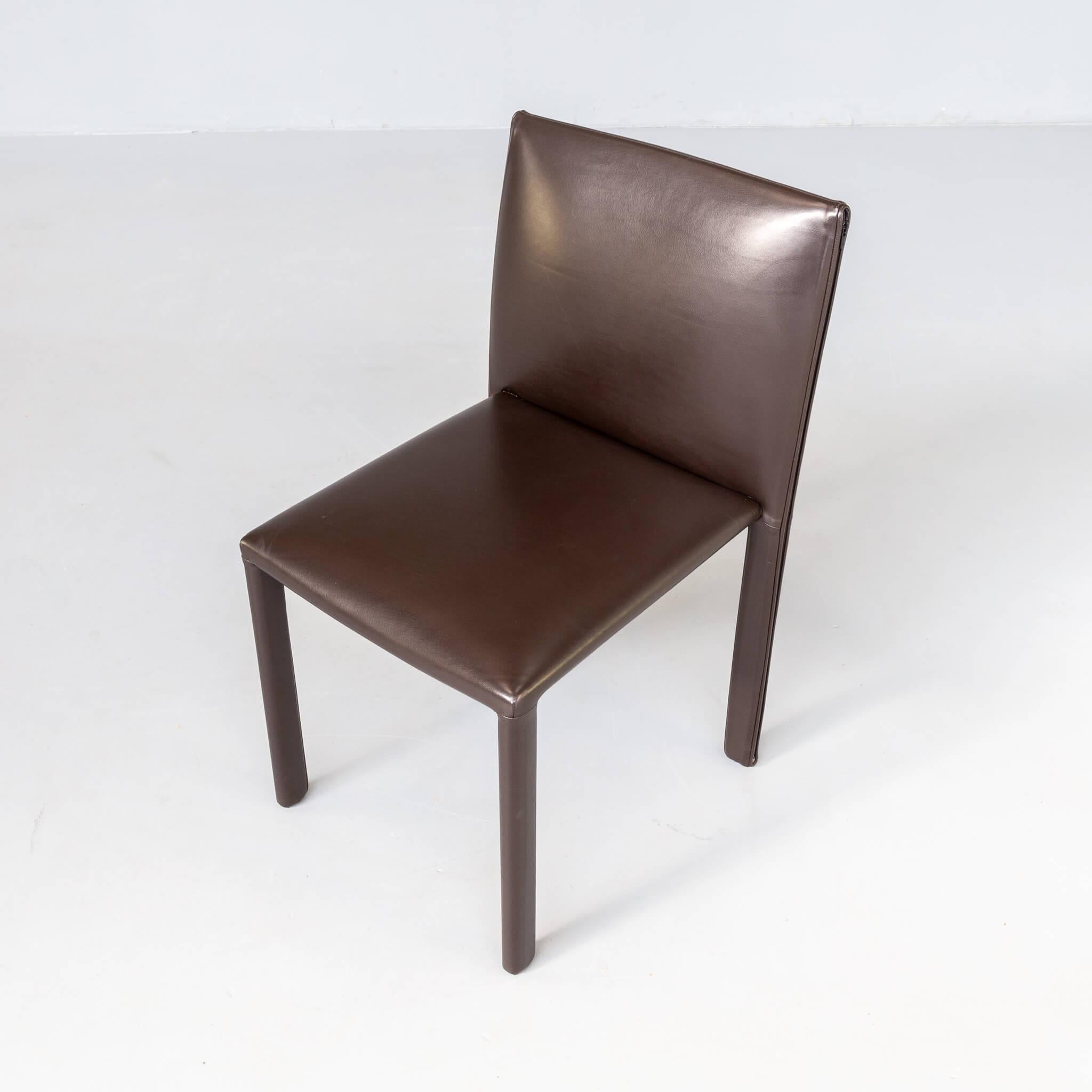 Rodolfo Dordoni ‘roma’ dining chair for Minotti set/8 4