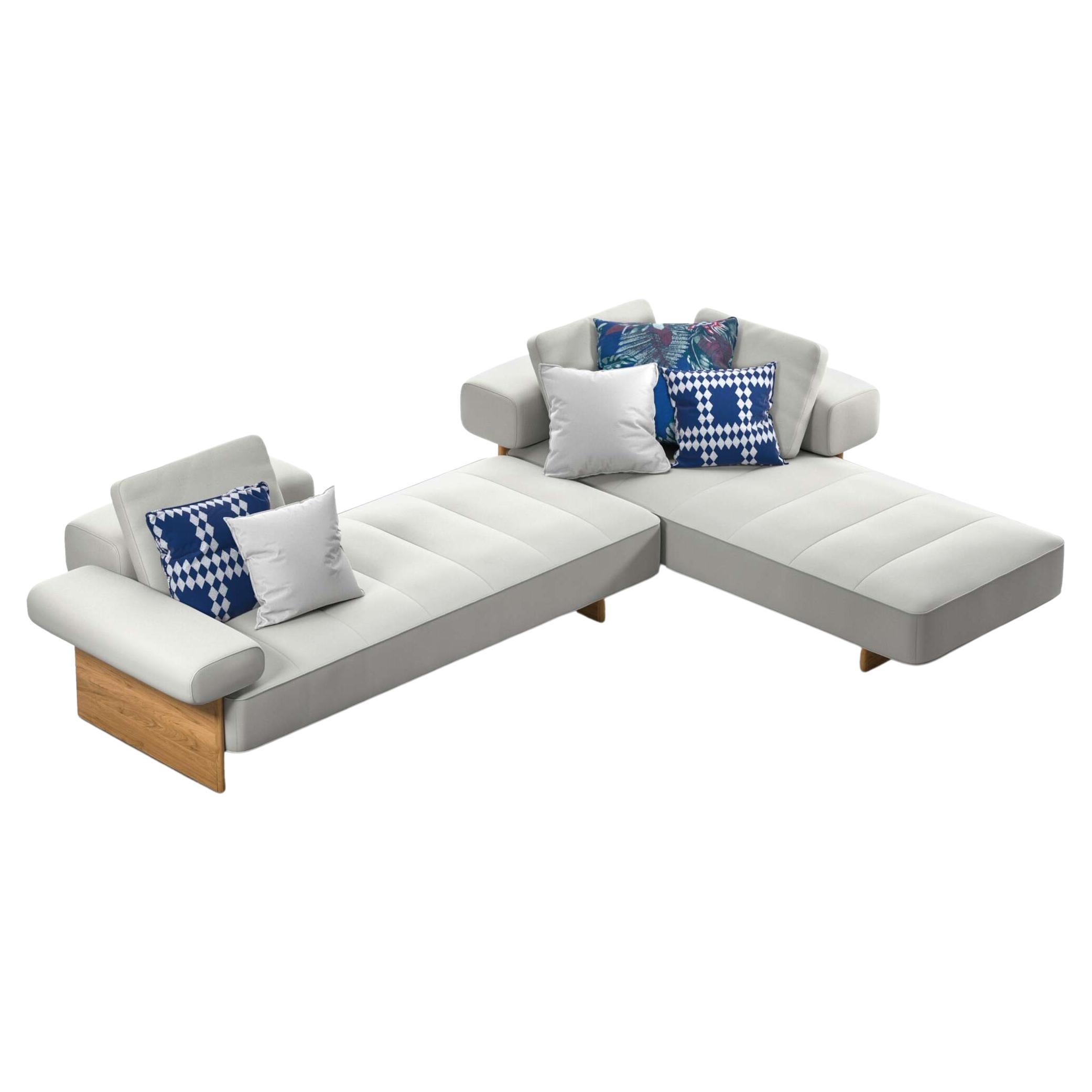 Rodolfo Dordoni 'Sail Out' Outdoor Sofa for Cassina in white, purple or blue