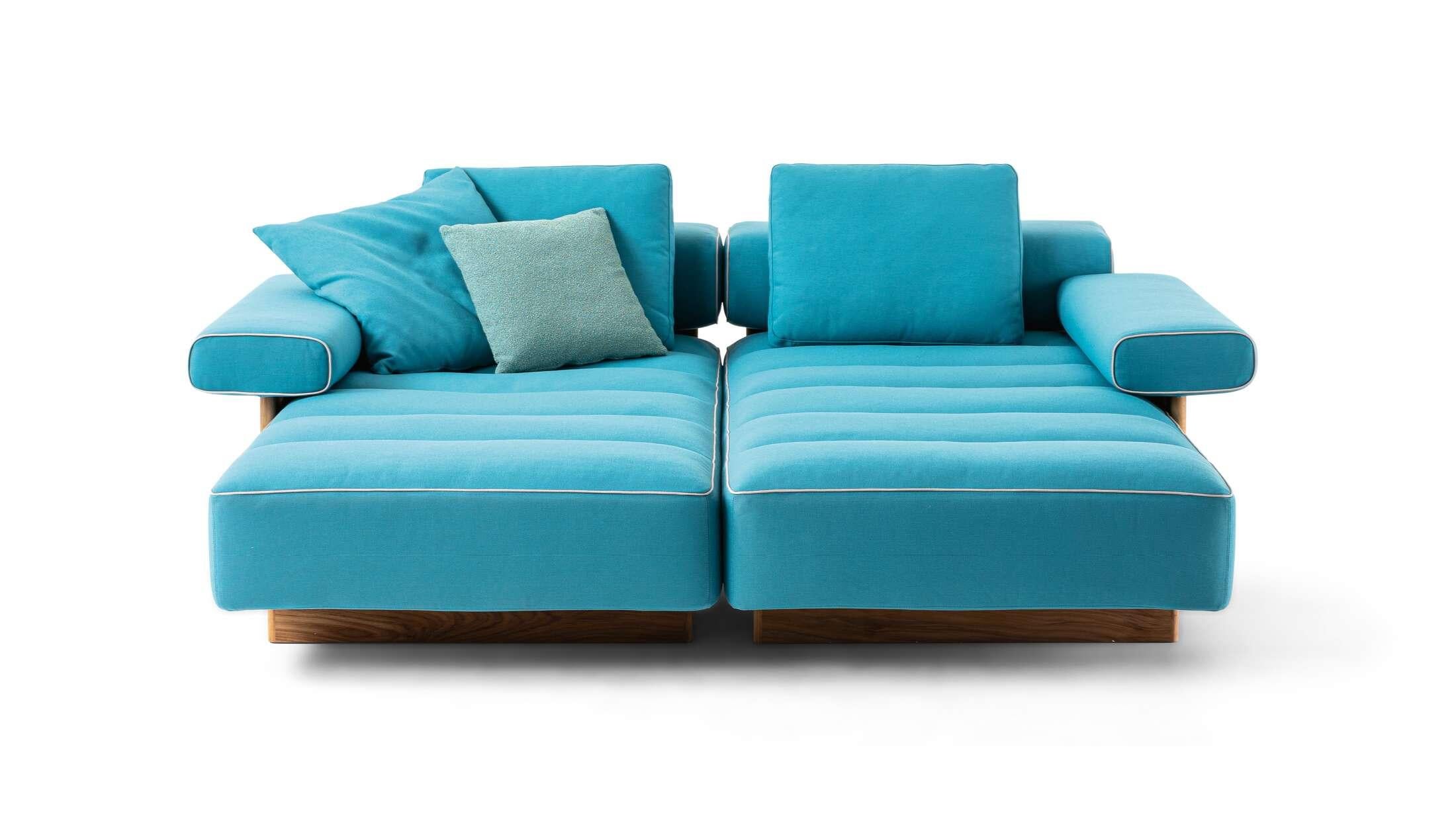 Contemporary Rodolfo Dordoni 'Sail Out' Outdoor Sofa for Cassina in white, purple or blue  For Sale