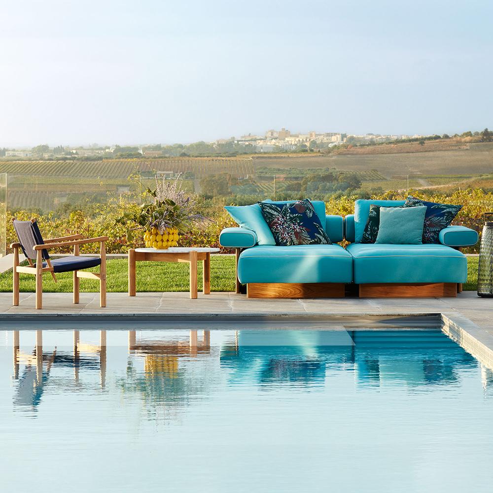 Rodolfo Dordoni ''Sail Out' Outdoor Sofa, Water-Repellent Fabric by Cassina 5