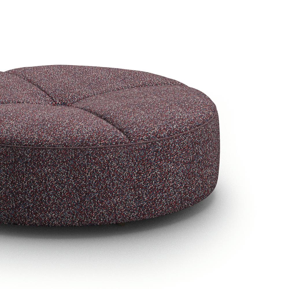 Mid-Century moderno Pouf esterno Rodolfo Dordoni ''Sail Out'', metallo, teak e tessuto di Cassina in vendita