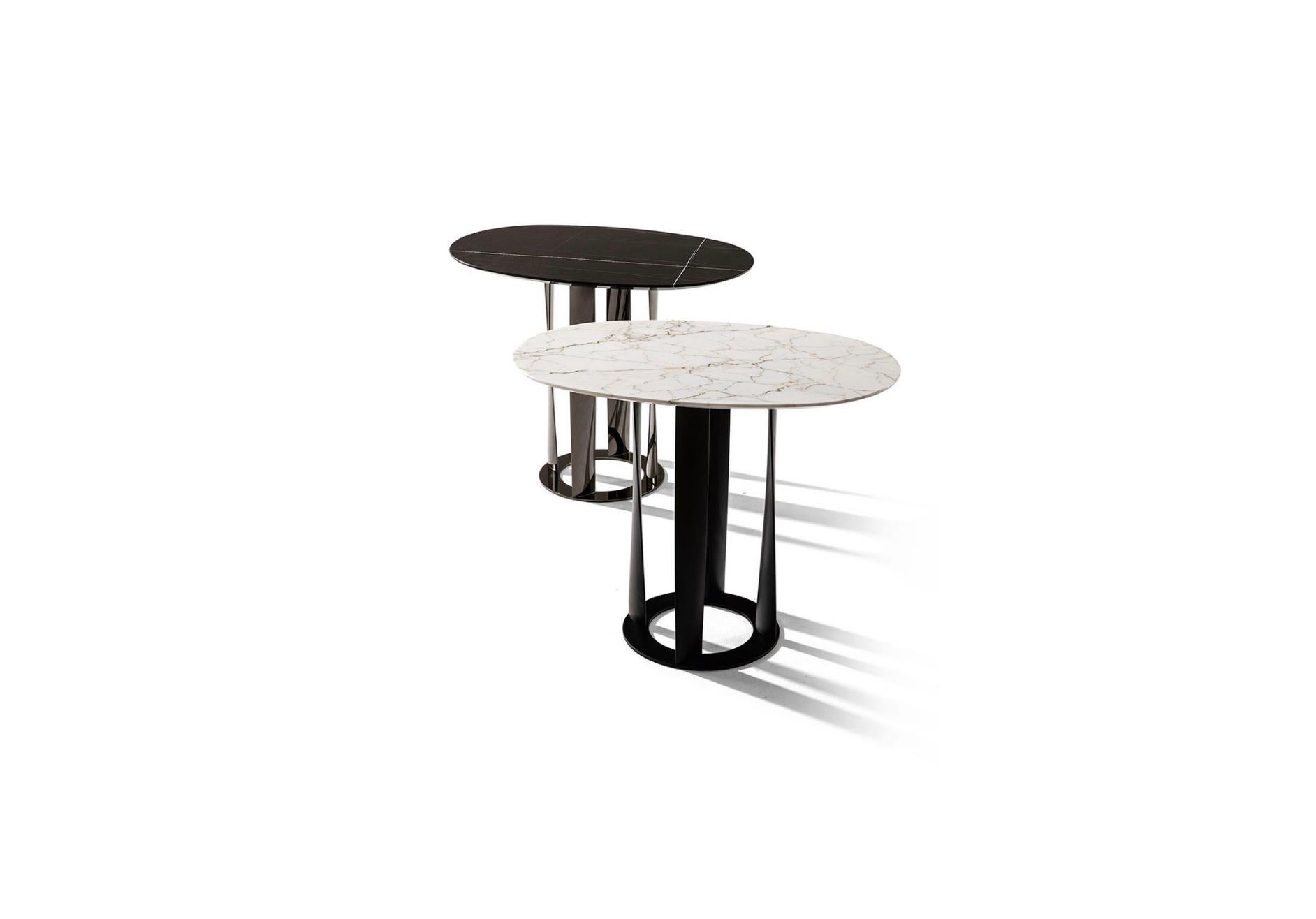 Mid-Century Modern Rodolfo Dordoni Set of Two Boboli 476 Low Table For Cassina For Sale