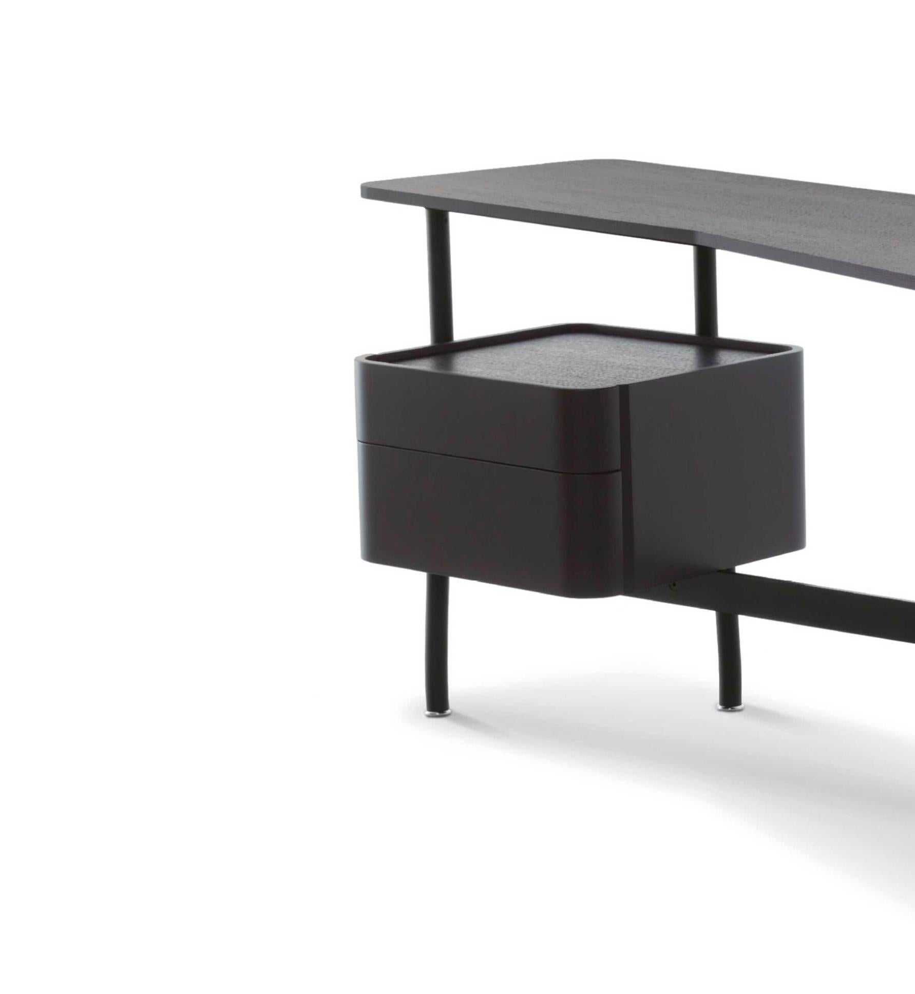 Oak Rodolfo Dordoni Sled Desk Table For Cassina For Sale