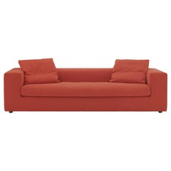 Rodolfo Dordoni Small Cuba 25 Sofa Upholstered in Red Hero for Cappellini