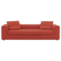 Rodolfo Dordoni Small Cuba 25 Sofa Upholstered in Red Hero for Cappellini