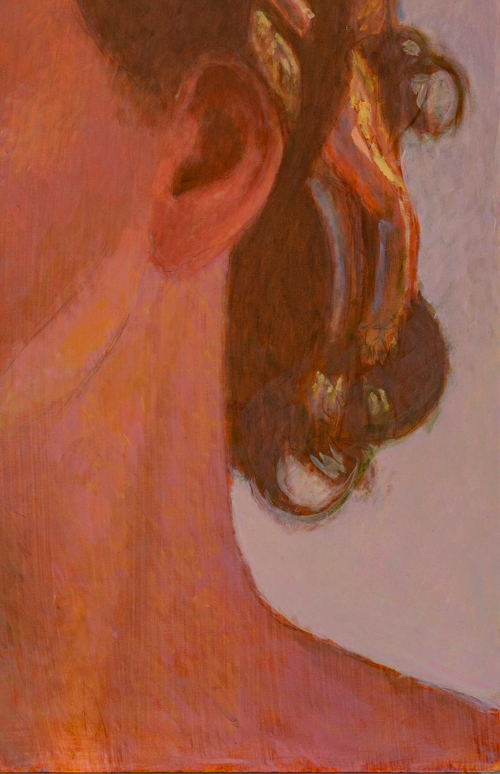 Il dipinto raffigura una figura femminile volta di profilo, coronata d'alloro, ad impersonare Venere la dea romana dell'amore.

Con la sua capacità di dare vita a immagini che sfidano il tempo, Meli rappresenta una figura significativa nel panorama
