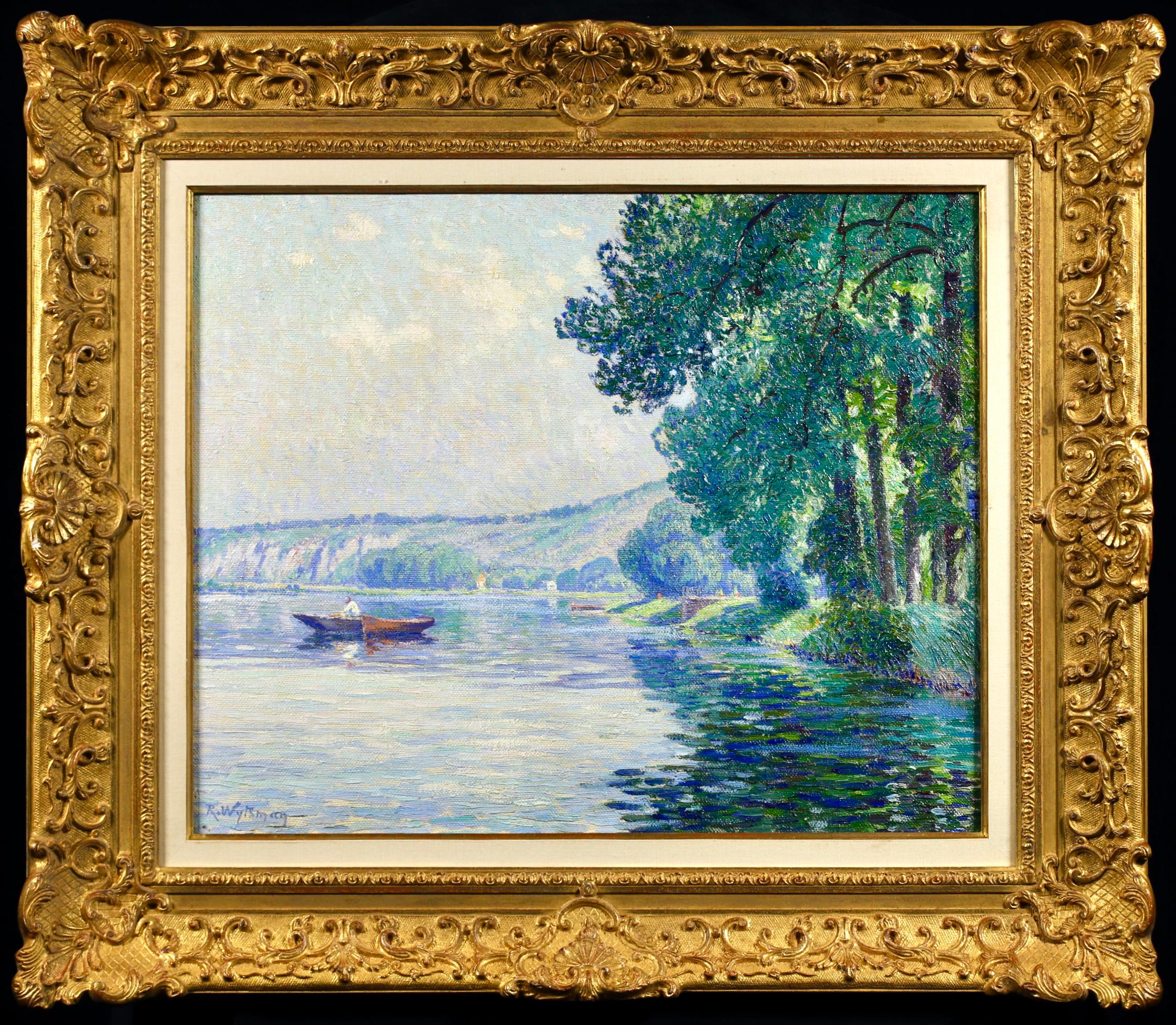 Rodolphe Wytsman Landscape Painting – Sommer auf dem Meuse