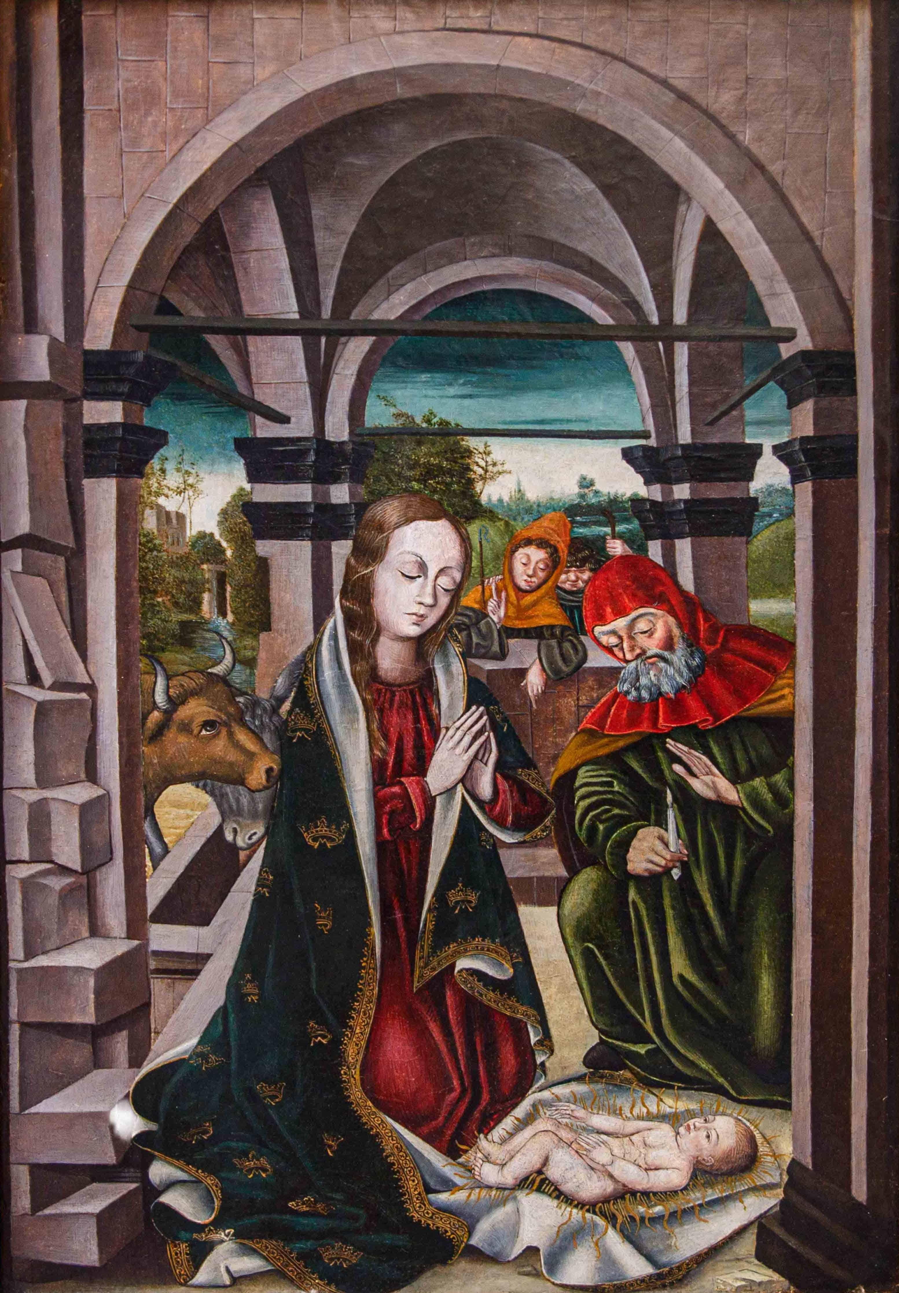 Cerchia di Rodrigo de Osona il Vecchio (Valencia, 1440 – 1518), Natività For Sale 12