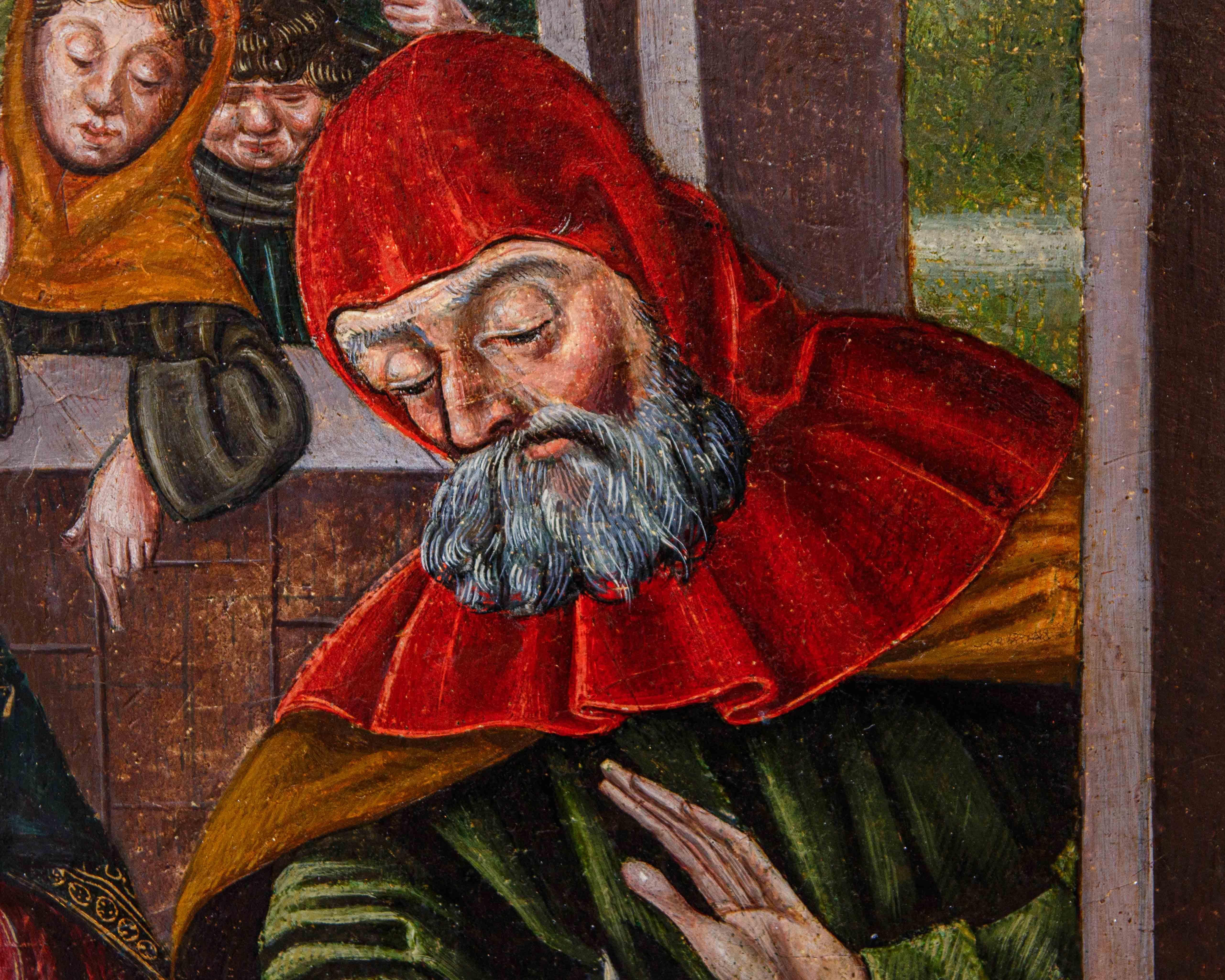 Cerchia di Rodrigo de Osona il Vecchio (Valencia, 1440 – 1518), Natività For Sale 2