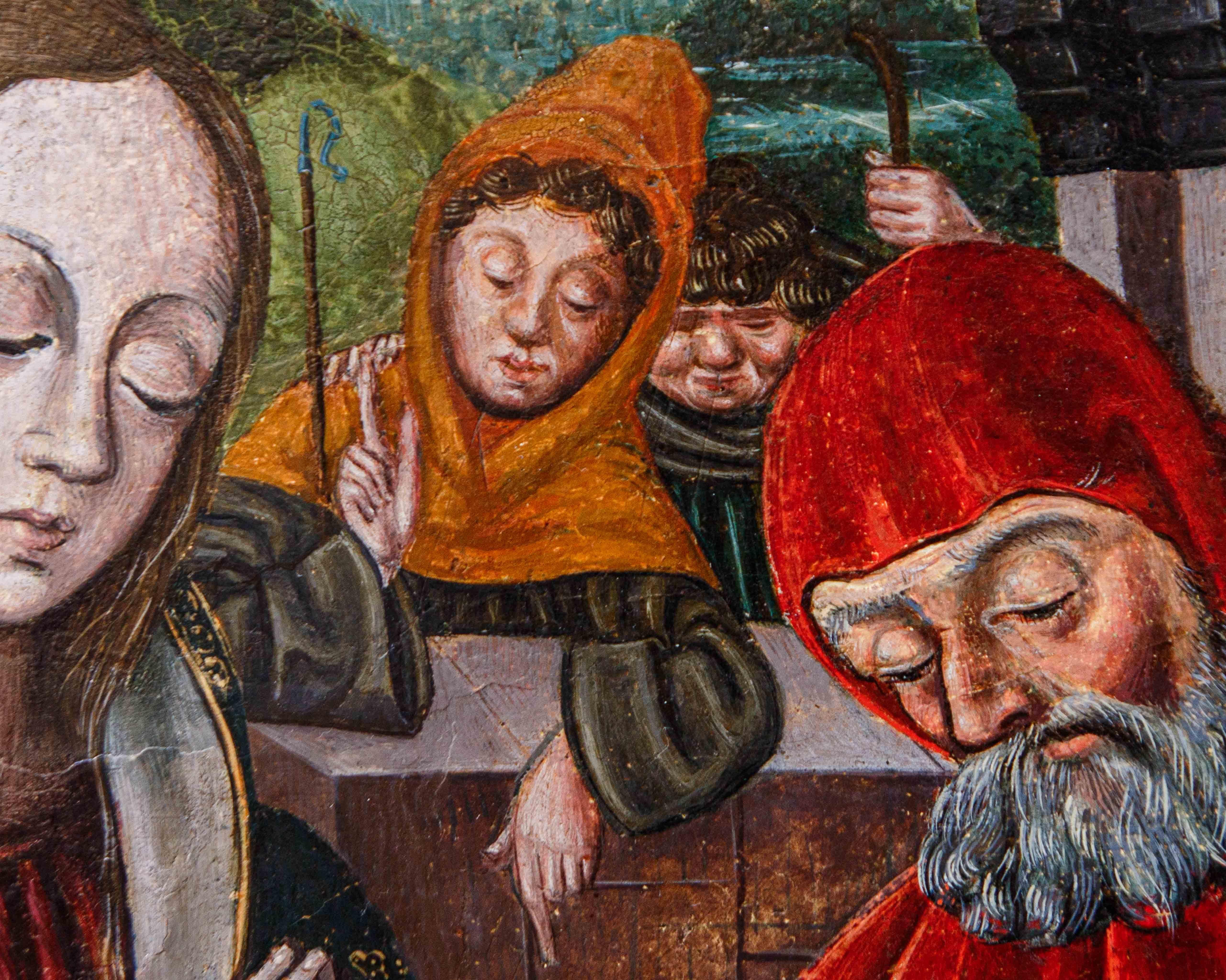 Cerchia di Rodrigo de Osona il Vecchio (Valencia, 1440 – 1518), Natività For Sale 3