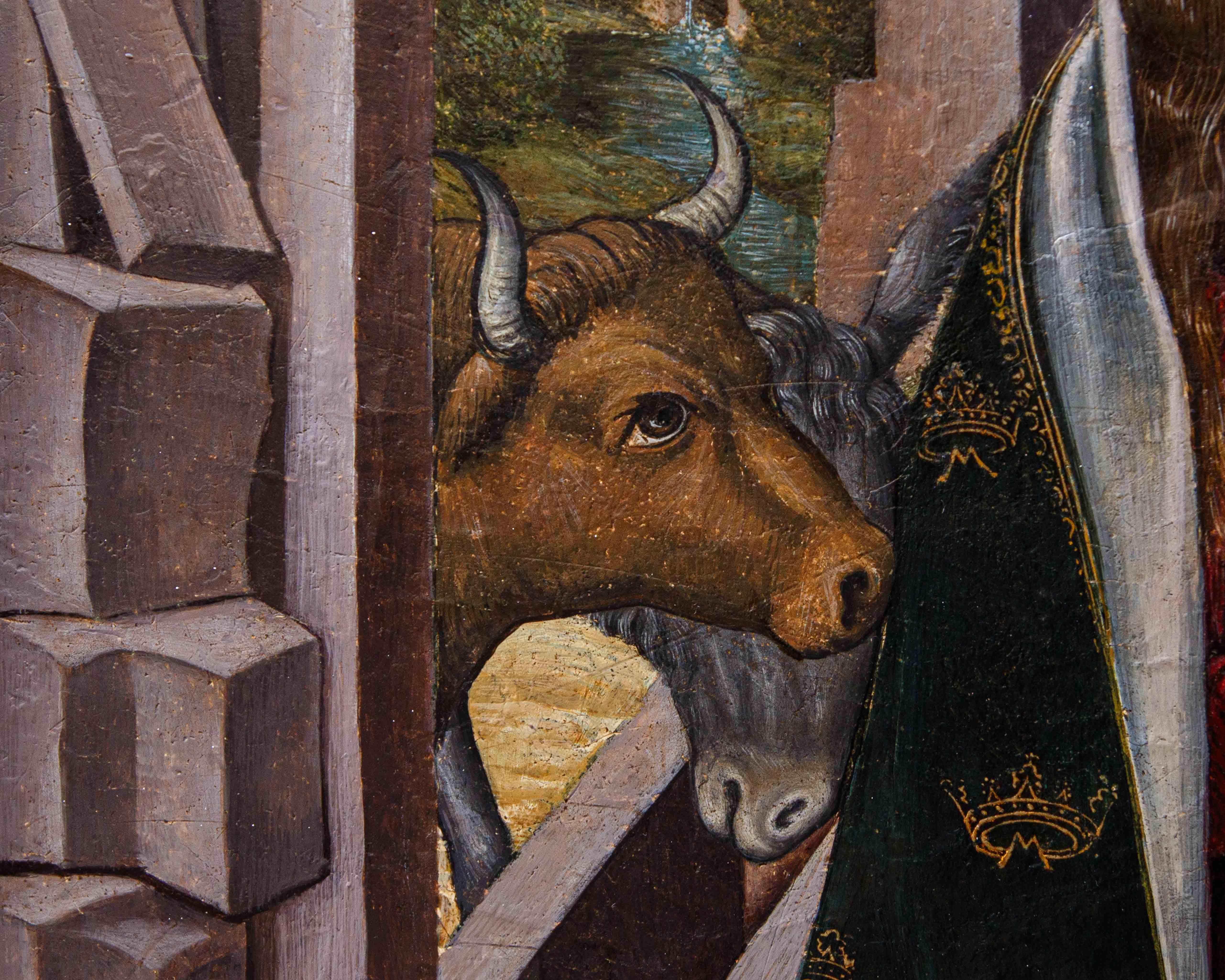 Cerchia di Rodrigo de Osona il Vecchio (Valencia, 1440 – 1518), Natività For Sale 5