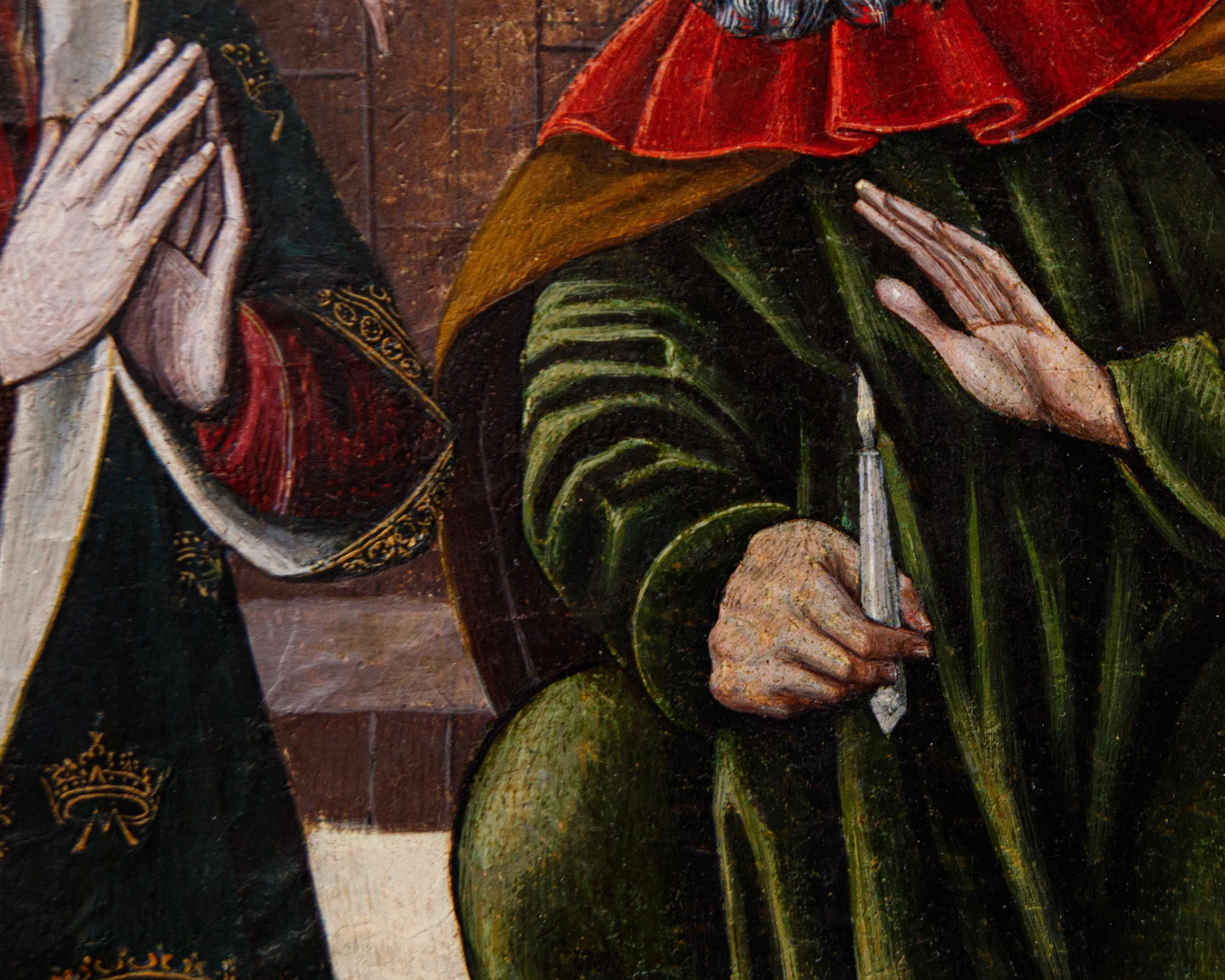 Cerchia di Rodrigo de Osona il Vecchio (Valencia, 1440 – 1518), Natività For Sale 8