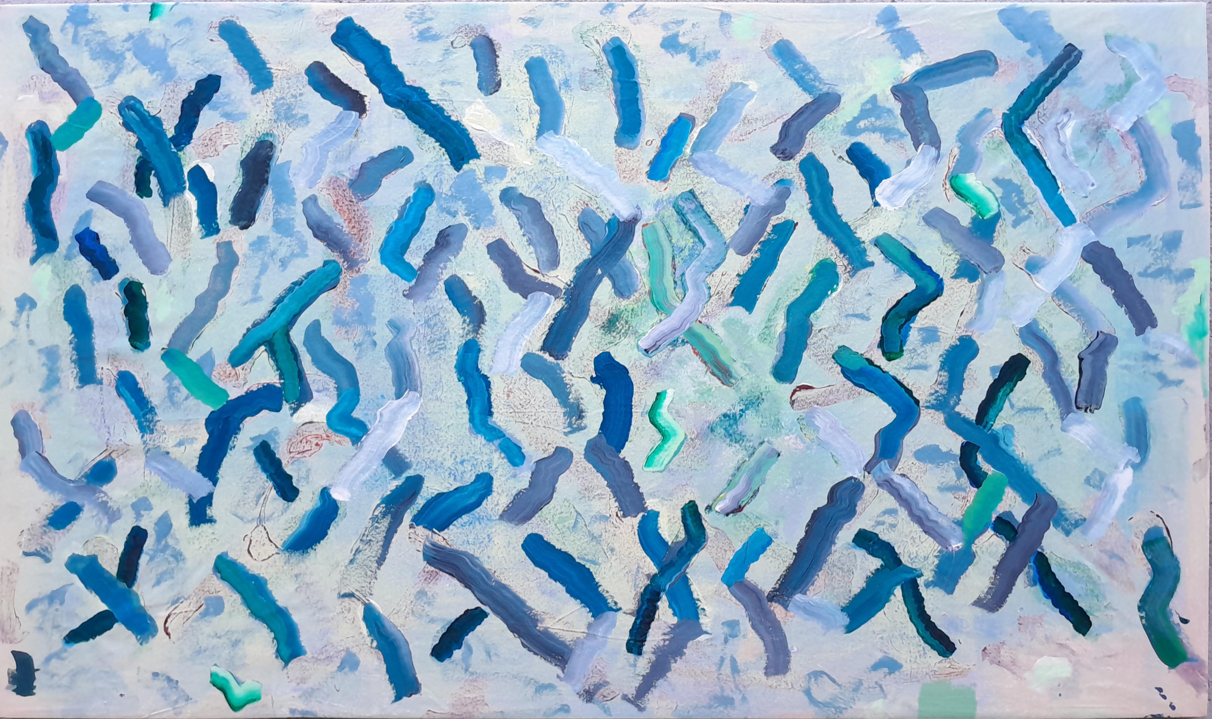21, Abstrakte Malerei – Mixed Media Art von RODRIGO ETEM
