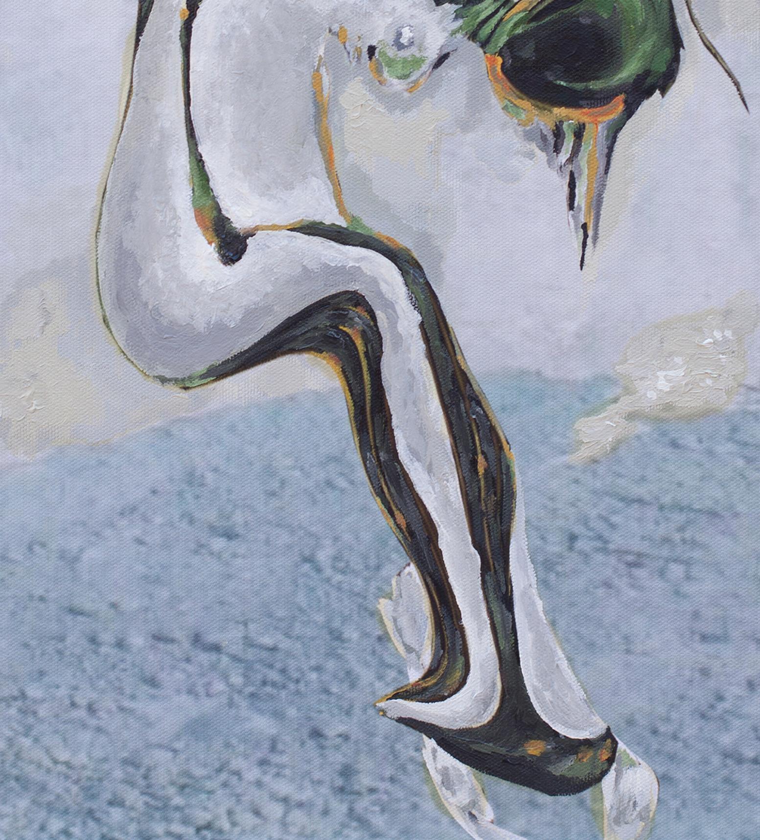 Senza titolo III. Pittura. Dalla serie Medium - Screen Time - Painting Contemporaneo di RODRIGO ETEM