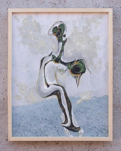 Sin título III. Pintura. De la serie Medium - Tiempo de pantalla