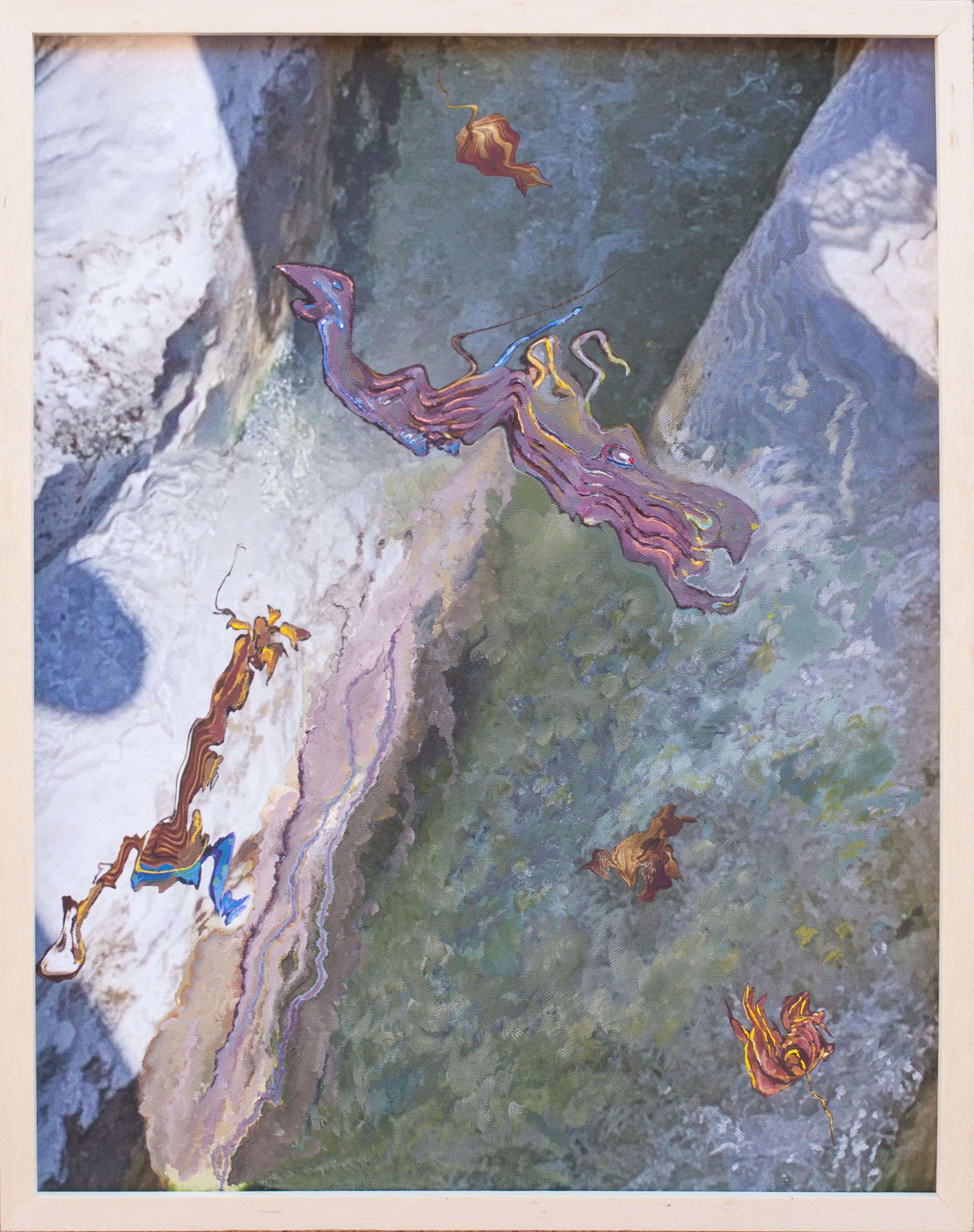 Sin título V. Pintura. De la serie Medium - Tiempo de pantalla