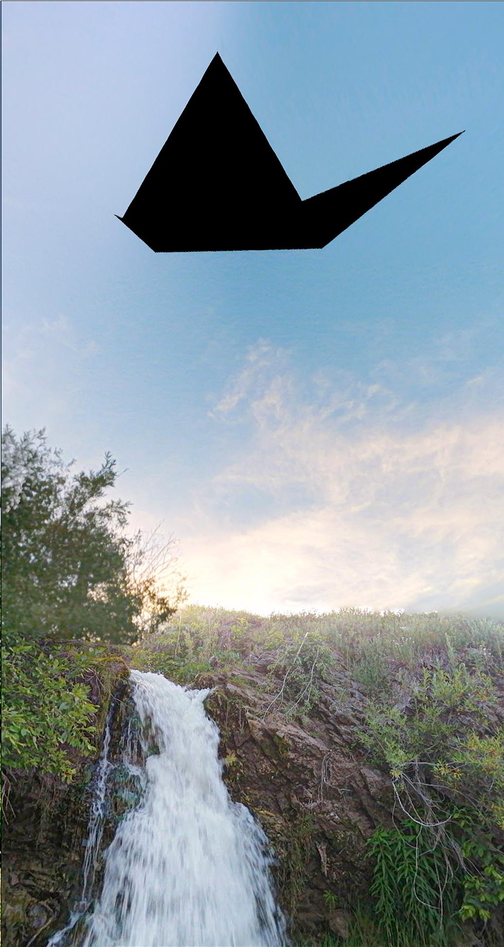Diptychon 4, aus der Serie All the faults of the world, gedruckt auf Leinwand (Grau), Color Photograph, von RODRIGO ETEM