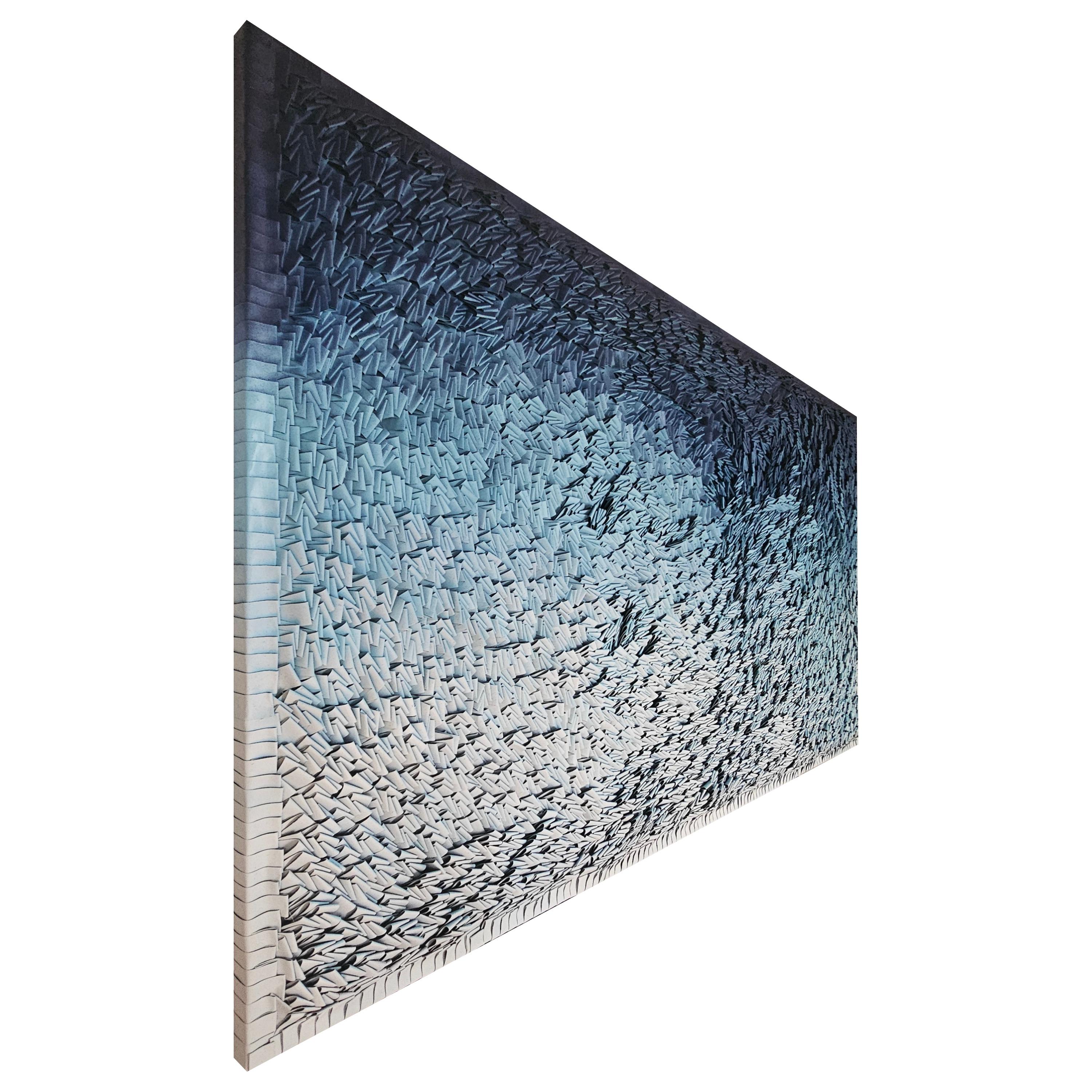 Illusionen (Grau), Abstract Painting, von Rodrigo Franzao