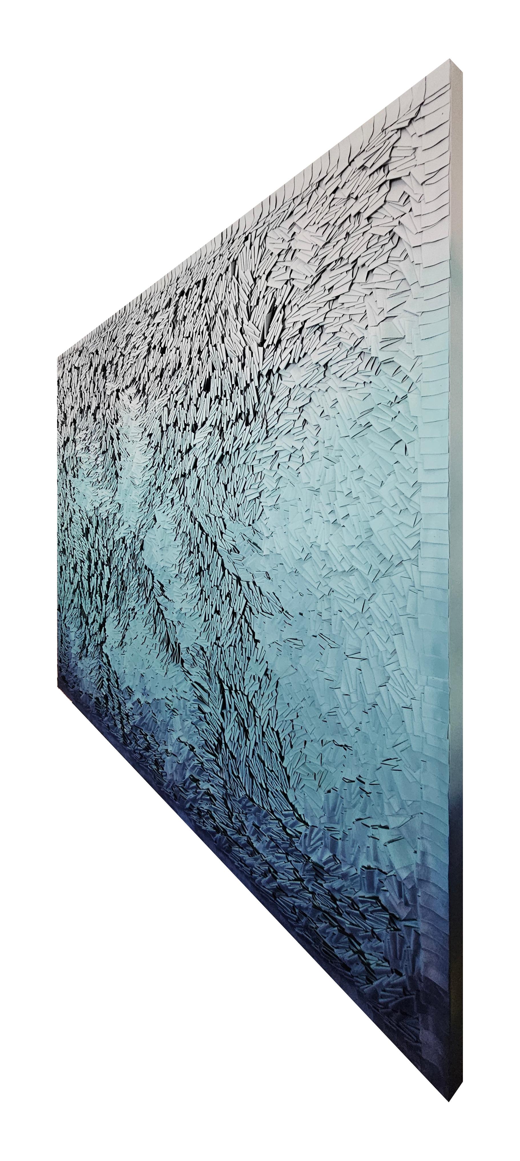 Bellezza misteriosa - Abstract Painting Grigio di Rodrigo Franzao