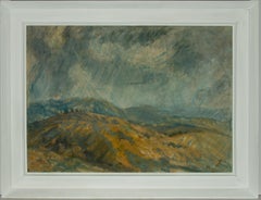 Rodrigo Moynihan RA, RCA (1910-1990) - 1949 Oil, Atmospheric Abstract Landscape