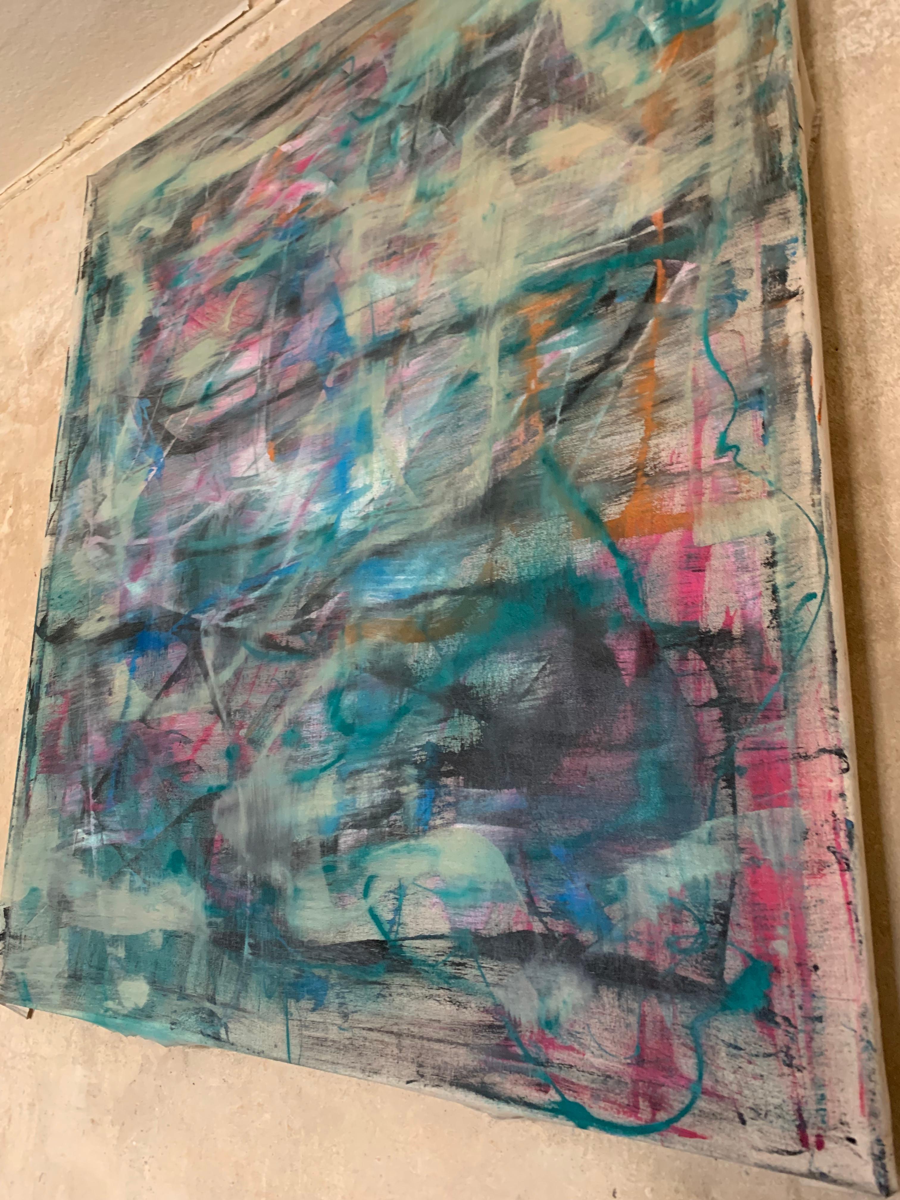 Nebbia blu - Painting di Rodrigo Pernas