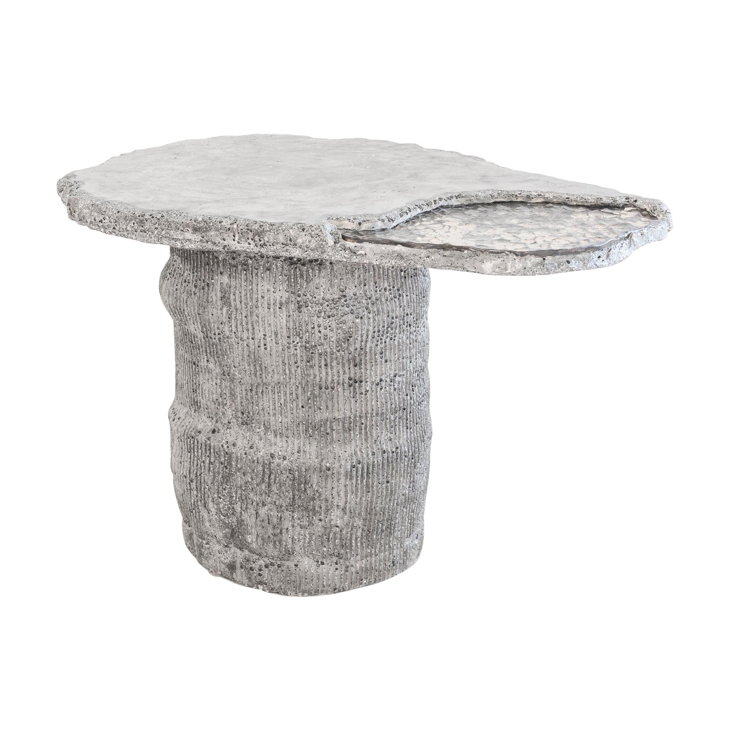 Rodrigo Pinto Oval Side Table from the Series “Tierras Hipnóticas” Chile, 2020 For Sale