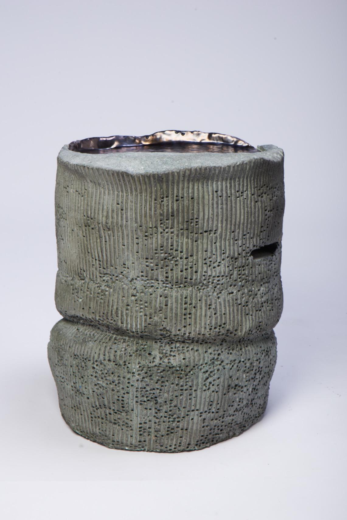 Contemporary Rodrigo Pinto Stool Number 3 from the Series “Tierras Hipnóticas” Chile, 2019 For Sale