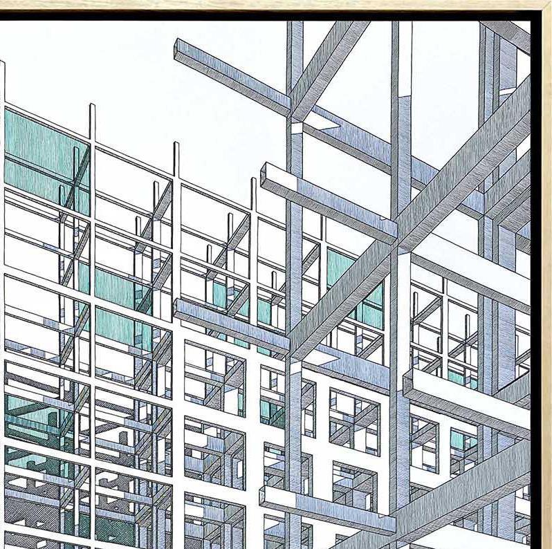 Estructura Gradual and Esfera Cubos 2. From The Illusions of the Line Series For Sale 2