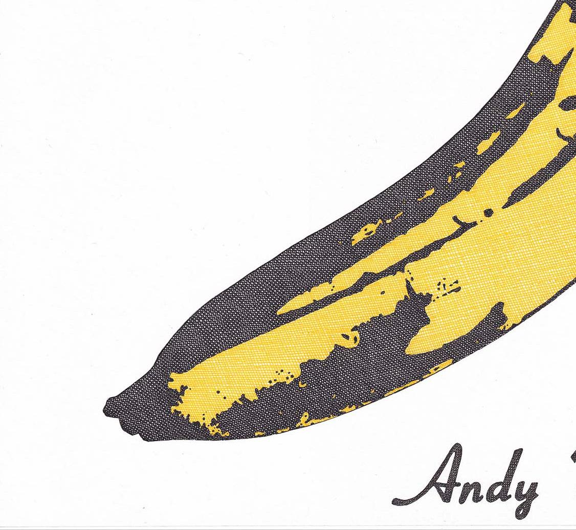 The Velvet Underground Amarillo. - Print Abstracto de Rodrigo Spinel 