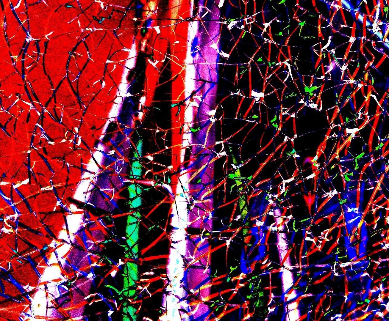 Rodrigo Tamayo Abstract Photograph – Zerbrochenes Glas