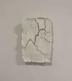 Ragisména series White M11, Abstract Wall Sculpture